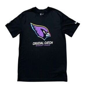 Men's‎ Medium Nike NFL Arizona Cardinals Crucial Catch Intercept Cancer T-shirt
